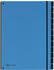 PAGNA Pultordner neutral 12 Fächer hellblau (24129-13)