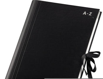 PAGNA Vorordner A4 A-Z 20 Fächer mit Band schwarz (24211-04)
