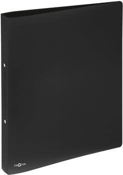 PAGNA Ringbuch A4 25mm schwarz PP 2 Ringe (20900-01)