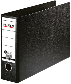 Falken Ordner A4 quer Hartpappe 80mm schwarz (11285947)