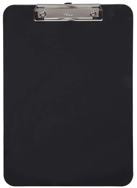 MAUL Schreibplatte A4 Kunststoff mit Bügelklemme schwarz (2340590)