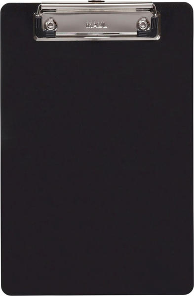 MAUL Schreibplatte A5 Kunststoff mit Bügelklemme schwarz (2340390)