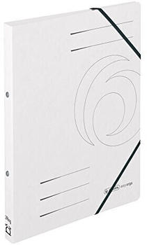 Herlitz Ringhefter Quality, A4, weiss, 2 Ring-Mechanik, R&uuml;ckenbreite 25 mm, 5 St&uuml;ck (11255429)