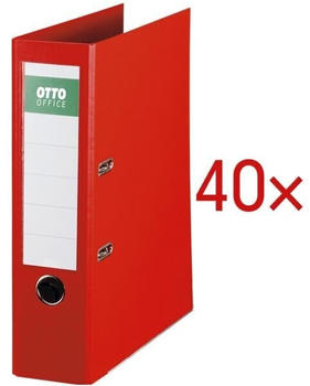 Otto Office 20x Ordner Exclusive II breit inkl. Selbstklebende Inhaltsschilder Jahreszahl rot 28.5x31.7x28.5 cm