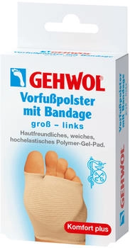 Gehwol Vorfußpolster mit Bandage links groß