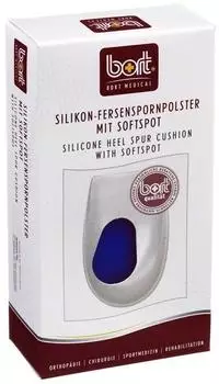 Bort Silikon Fersenspornpolster mit SoftSpot medium (2 Stk.)