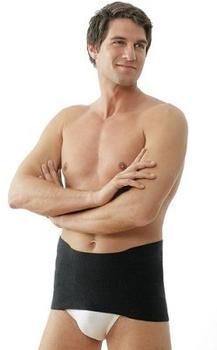 Medima Rückenwärmer ThermoAS mit schmalem Bauchteil schwarz Modell 318 Gr. S