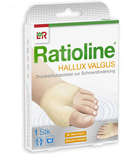 Lohmann & Rauscher Ratioline Hallux Valgus Valgus Druckschutzpolster Gr L