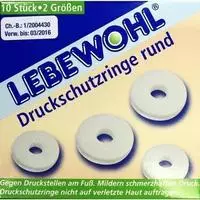 LEBEWOHL Druckschutzringe rund, 10 St