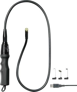 Voltcraft USB-Endoskop mit 8 mm Sonden-Ø, 93 cm Länge, Bild/Video-Funktion, LED-Beleuchtung, Fokussierung (BS-17+)