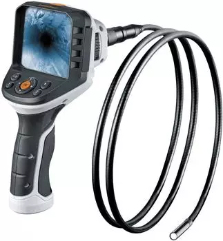 Laserliner Professionelles Videoinspektionssystem VideoFlex G4 (Sonde 1,5m; Live-Anzeige; Li-Ion Akku 3,7V / 2,8Ah; 3,5" TFT-Farbdisplay) 082.242A
