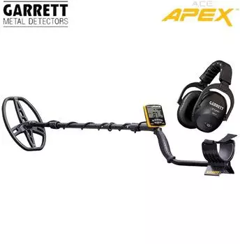 Garrett Ace Apex Raider Metalldetektor mit MS-3 Wireless-Kopfh&ouml;rer (Wireless Pack)
