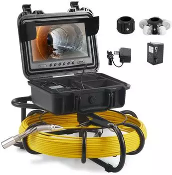 VEVOR Kanalkamera 50m 9" Monitor IP68 (165 ft Sewer Camera)