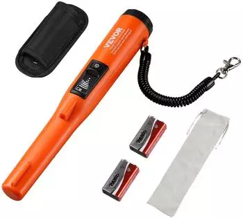 VEVOR Pinpointer Metalldetektor IP68, 114mm Erkennungstiefe, LCD-Display