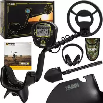Craftfull Xplorer Pro Metalldetektor Komplettset, wasserdicht, LCD-Display (Xplorer Pro)