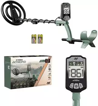 Minelab X-Terra Intrepid Metalldetektor, wasserdichte Spule, 2 Erkennungsmodi (3708-0200)