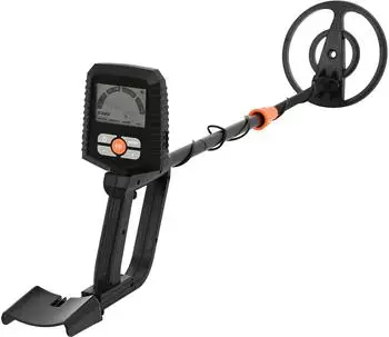 vidaXL Metalldetektor mit LCD-Display, 3 Modi, 19cm Spule, schwarz