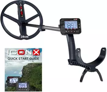 XP Metal Detectors Icon X Metalldetektor 28cm Suchspule kabellos FMF Multifrequenz (ICONX-28FMFRC)