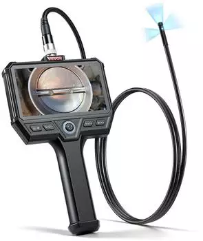 VEVOR Triple Lens Endoskopkamera 5" Bildschirm 8mm 8x Zoom IP67 5000mAh