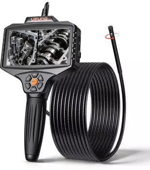 VEVOR Inspektionskamera 360° drehbar, 8mm, 5m, IP67, 5000mAh (ZXKQXNKJ5MSJK31CX001V9)