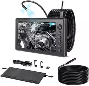VEVOR Triple Lens Inspektionskamera 7" 5000mAh IP67 (FXKQXNKJ7INCV1MTD001V9)