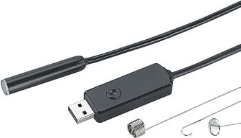 Somikon Wasserfeste USB-Endoskop-Kamera mit 7m-Kabel & LEDs