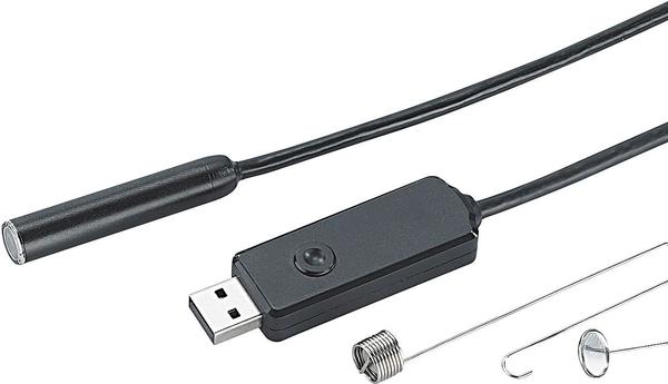 Somikon Wasserfeste USB-Endoskop-Kamera mit 7m-Kabel & LEDs