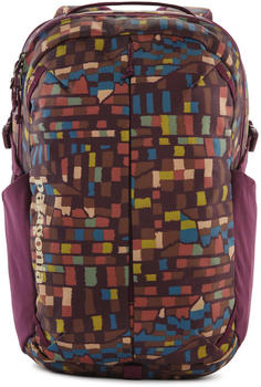 Patagonia Refugio 26 Backpack fitz roy patchwork/night plum