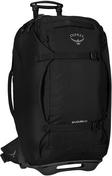 Osprey Sojourn Wheeled Travel Pack 25"/60L black – Durchdachtes Gurtsystem verteilt das Gewicht auf Schultern und Hüfte