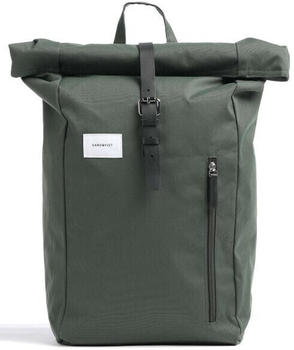 Sandqvist Dante Vegan Rolltop Backpack 20L dark green