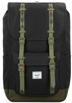Herschel Little America Backpack (11390) black/ivy green