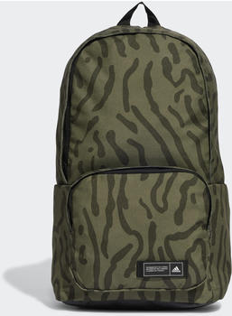 Adidas Classic Texture Graphic Backpack olive strata/shadow olive/black (IJ5634)
