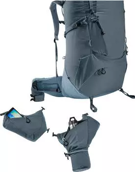 Deuter Aircontact Core 70+10 (2024) graphite/shale – Optimale Ausstattung für jede Situation