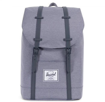 Herschel Retreat Backpack mid grey crosshatch