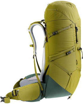 Deuter Aircontact Core 50+10 (2024) cactus/ivy – Gewichtsverlagerung durch ausgeklügeltes Gurtsystem