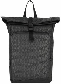 Calvin Klein Rubberized Backpack black uv mono (K50K511372-0GL)