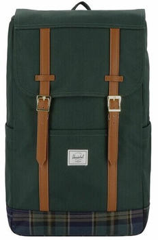 Herschel Retreat Backpack (11397) darkest spruce winter plaid
