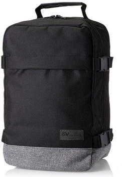 BambiniWelt Rucksack Handgepack klein 40 x 25 x 20 cm schwarz/grau