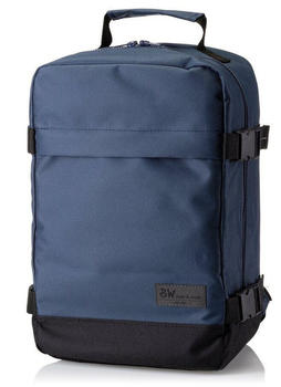 BambiniWelt Rucksack Handgepack groß 40 x 30 x 20 cm blau/schwarz