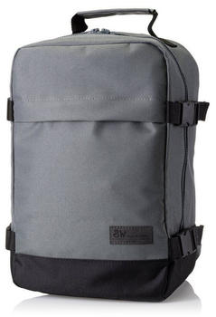BambiniWelt Rucksack Handgepack groß 40 x 30 x 20 cm grau/schwarz