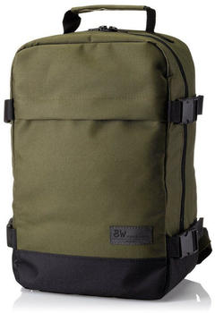 BambiniWelt Rucksack Handgepack groß 40 x 30 x 20 cm oliv/schwarz