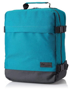 BambiniWelt Rucksack Handgepack klein 40 x 25 x 20 cm türkis/schwarz