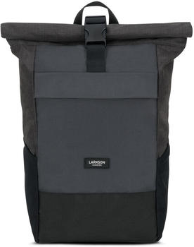Larkson Rolltop Backpack No 4 black/grey