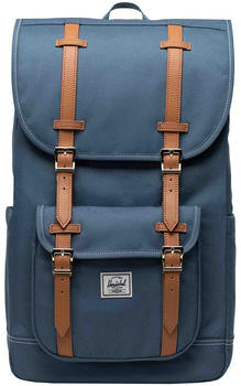 Herschel Little America Backpack (11390) blue mirage/white stitch