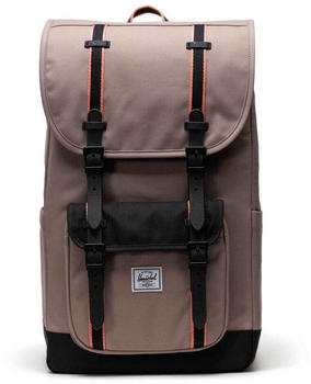 Herschel Little America Backpack (11390) taupe gray/black/shell pink