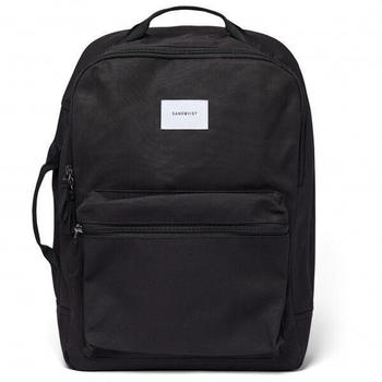Sandqvist August 12 black / black webbing
