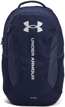 Under Armour Hustle 6.0 Backpack (1384672) midnight navy/metallic silver