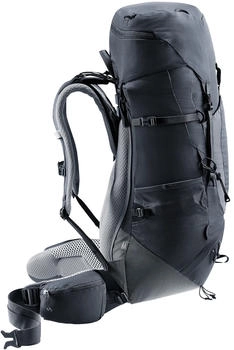 Deuter Aircontact Lite 35+10 SL (2025) black/graphite – Durchdachtes Packkonzept für optimale Organisation