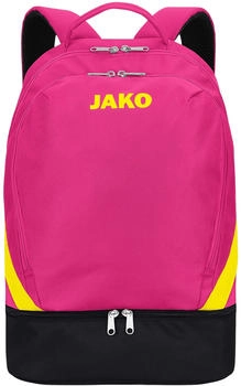 JAKO Iconic Backpack (1814) pink/black/neon yellow