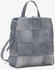 Desigual Mittelgroßer Rucksack in Flechtoptik Denim-Effekt